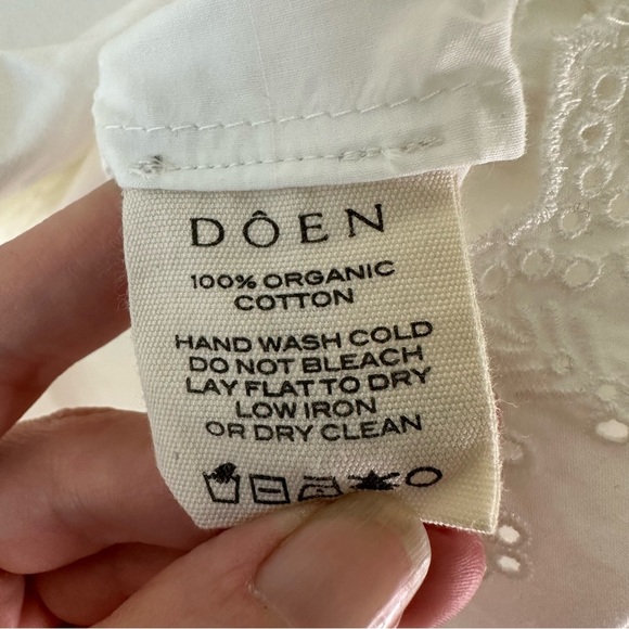 NWT DOEN Sebastiane Tiered Powder White Organic Cotton
Poplin Maxi Skirt SZ M - Picture 5 of 8